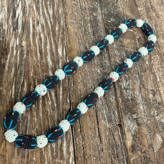 COTTON HAND CROCHET NECKLACE