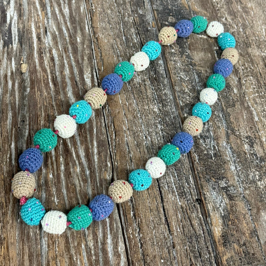 COTTON HAND CROCHET NECKLACE