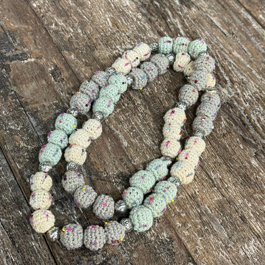 COTTON HAND CROCHET NECKLACE
