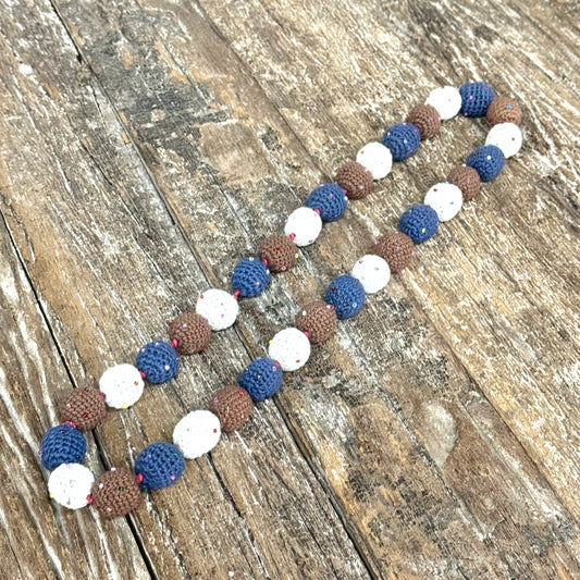 COTTON HAND CROCHET NECKLACE