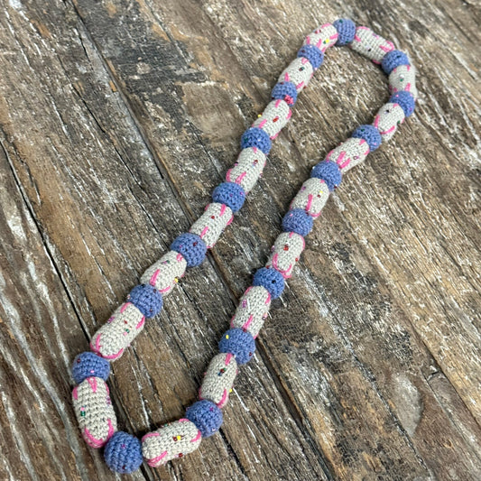 COTTON HAND CROCHET NECKLACE