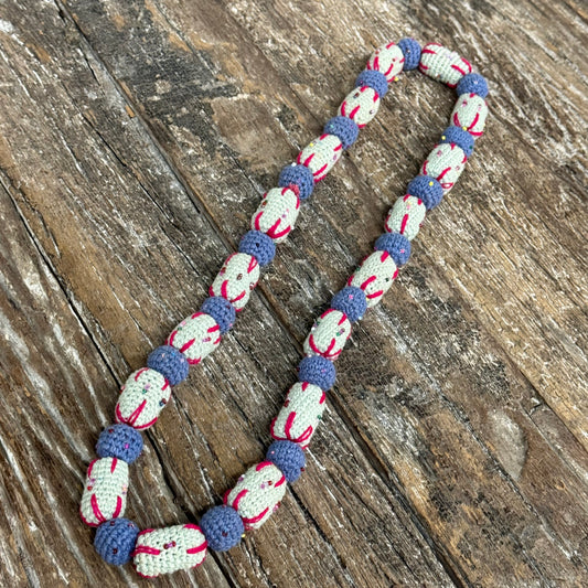 COTTON HAND CROCHET NECKLACE