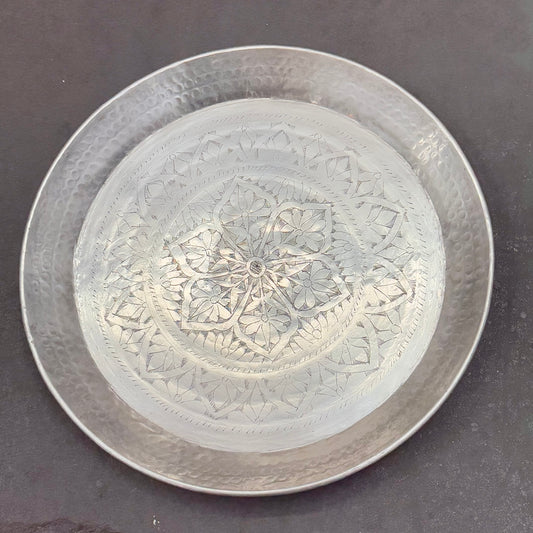SILVER  WALL PLATE 50cm