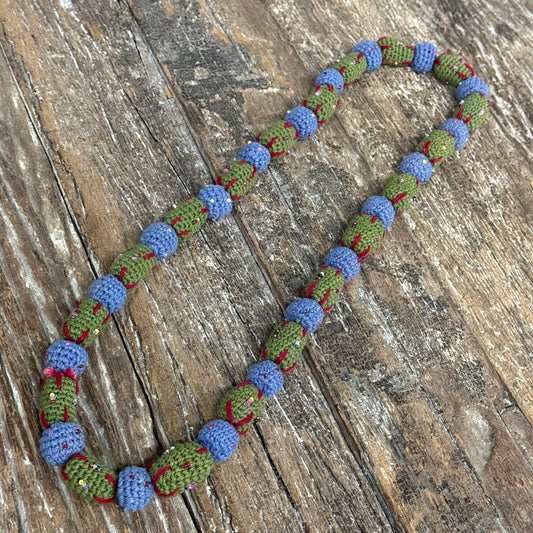 COTTON HAND CROCHET NECKLACE