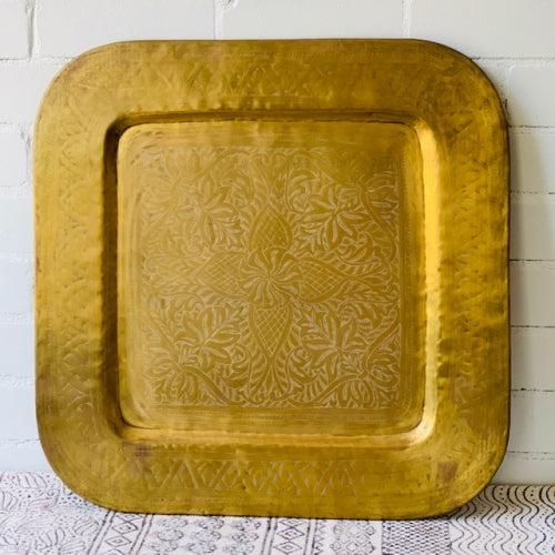 BRASS SQUARE WALL PLATE